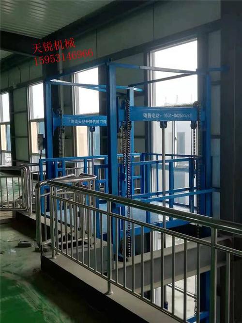 佳木斯定制液压货运电梯导轨式升降货梯厂家直供
